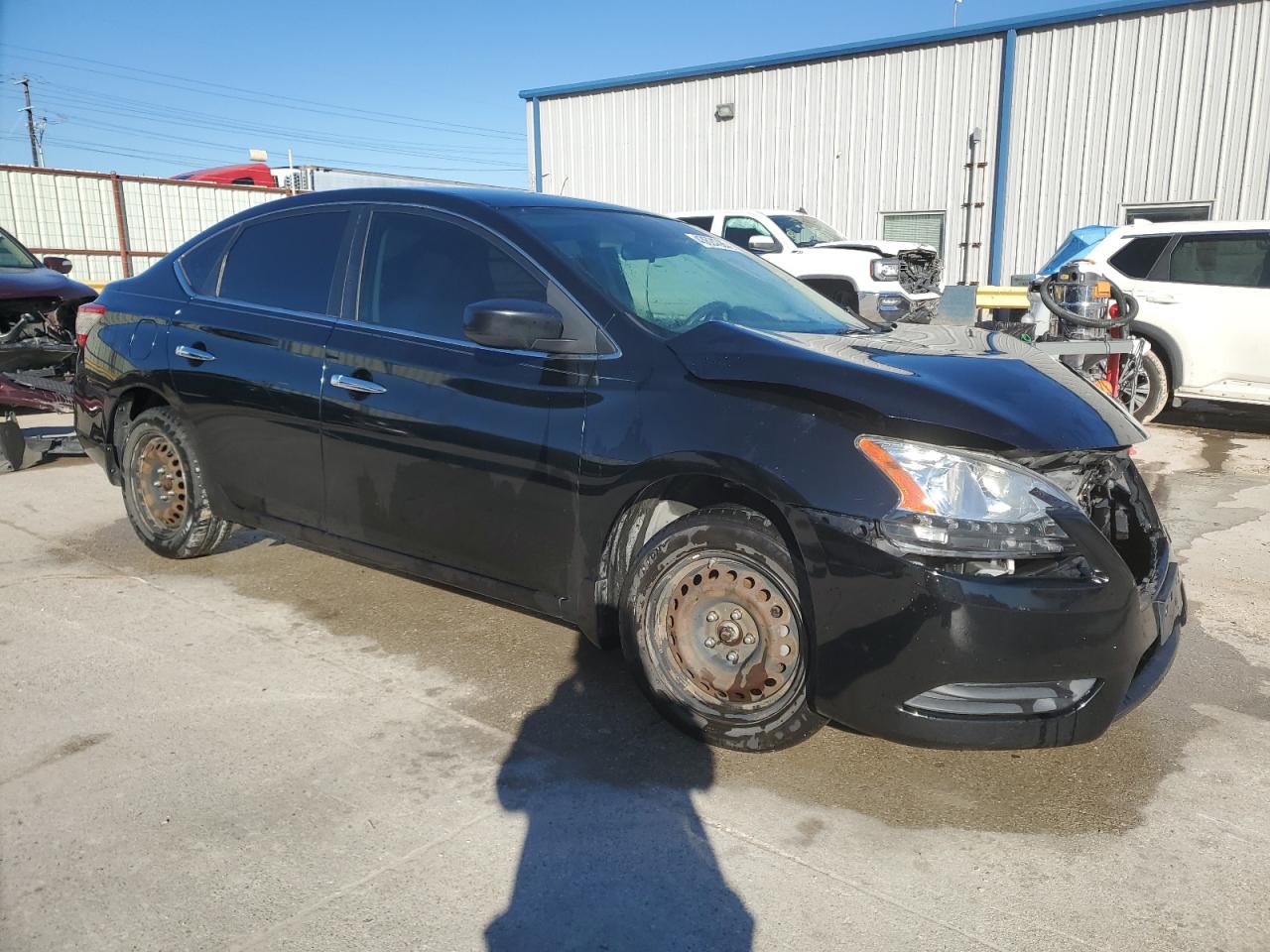 2013 Nissan Sentra VIN 3N1AB7AP0DL762534 Copart auction photo, front end damage thumbnail 4