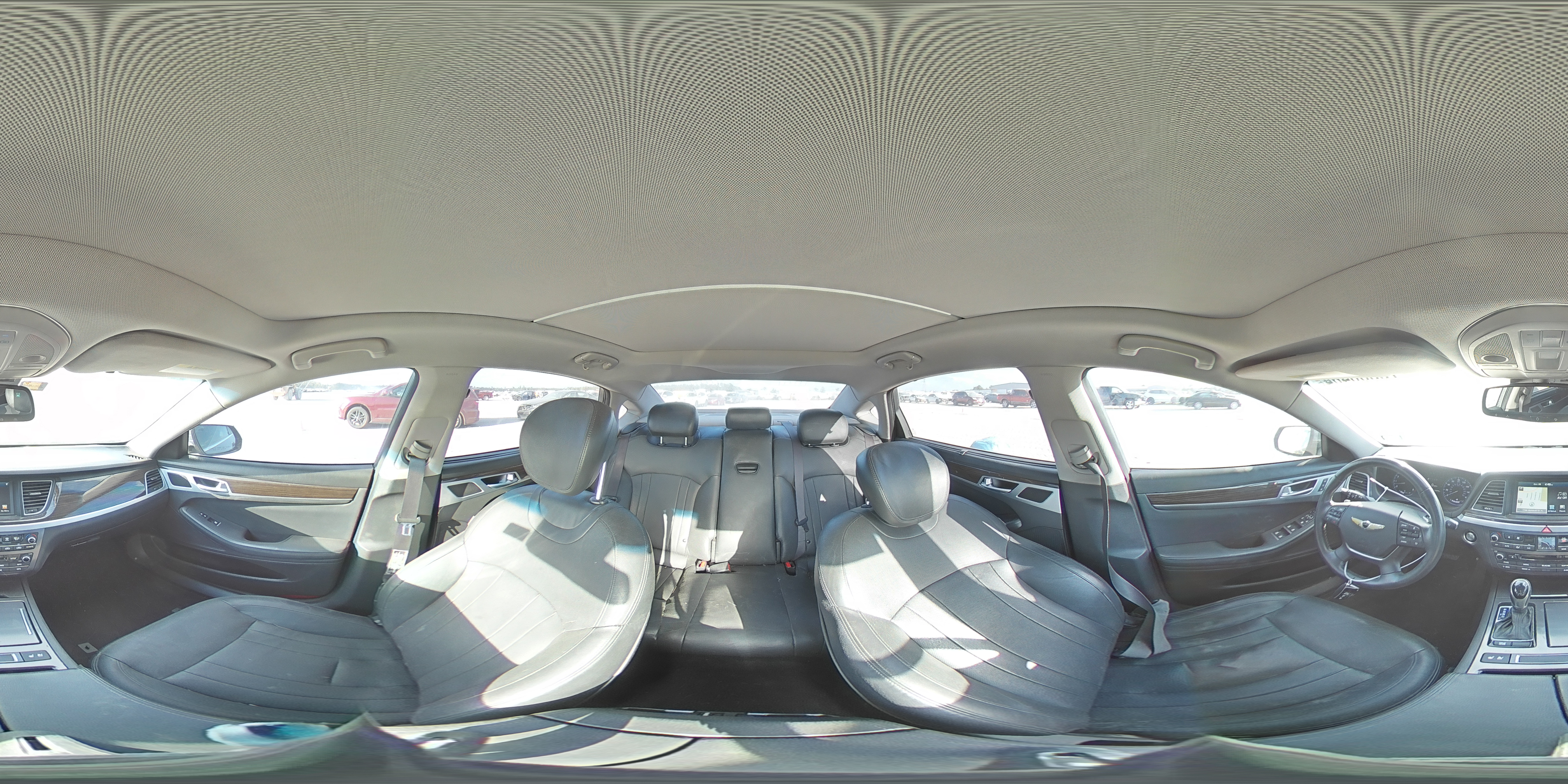 2016 Hyundai Genesis VIN KMHGN4JE8GU136375 Copart auction photo, front end / rear end damage thumbnail 12