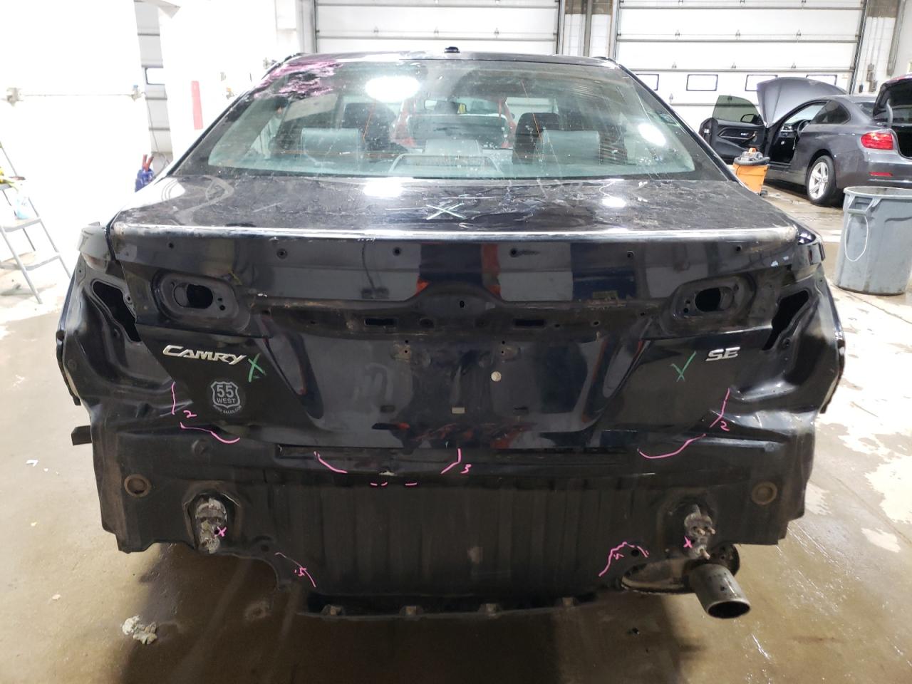 2012 Toyota Camry VIN 4T1BF1FK3CU202930 Copart auction photo, rear end damage thumbnail 6
