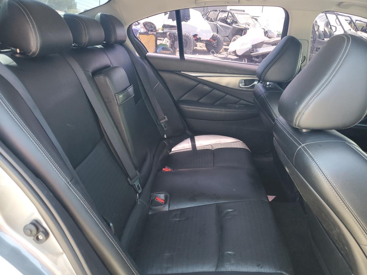 2015 Infiniti Q50 VIN JN1BV7AP3FM340911 Copart auction photo, front end / side damage thumbnail 10