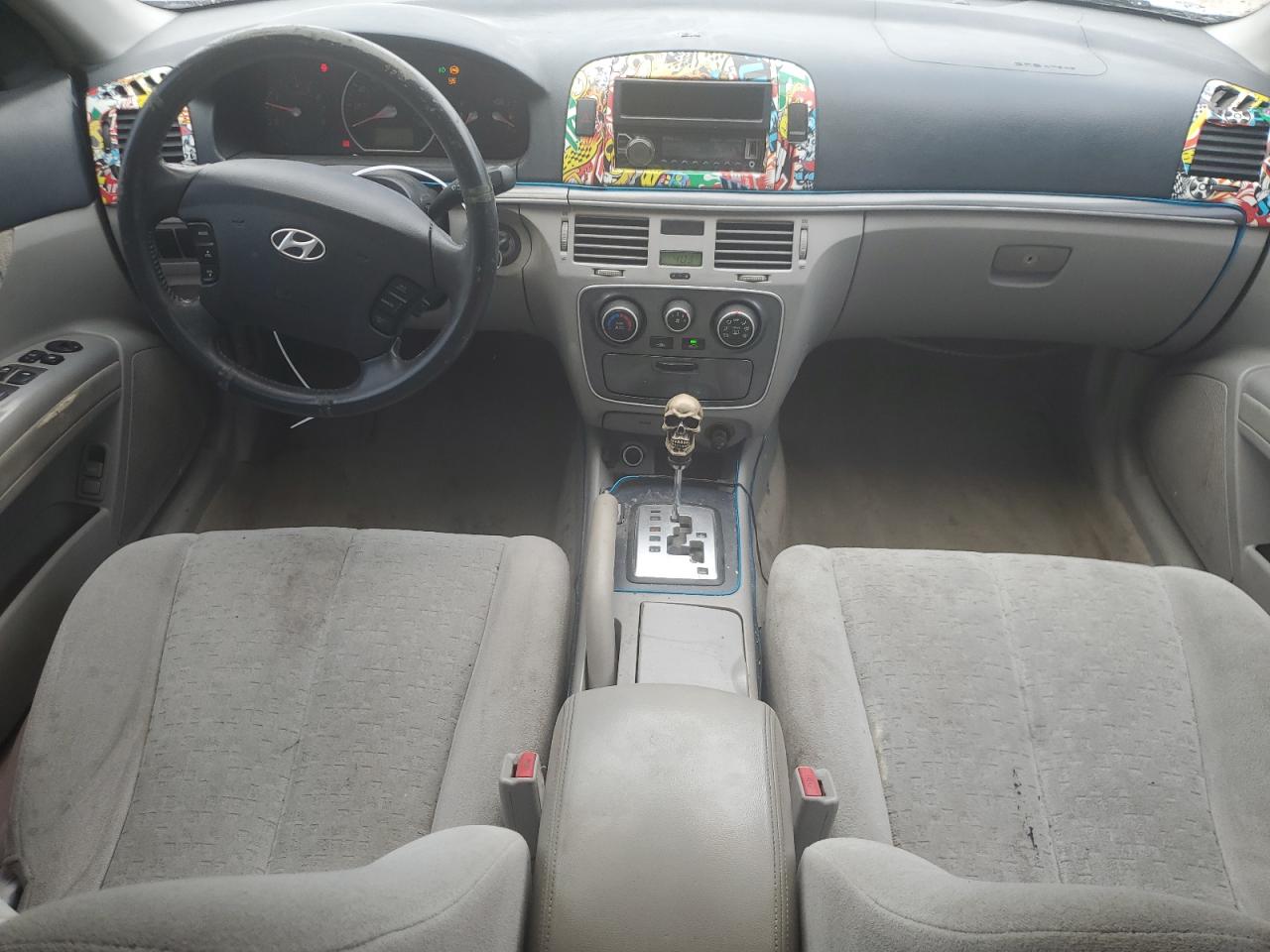 2006 Hyundai Sonata VIN 5NPEU46F56H149027 Copart auction photo, front end / side damage thumbnail 8