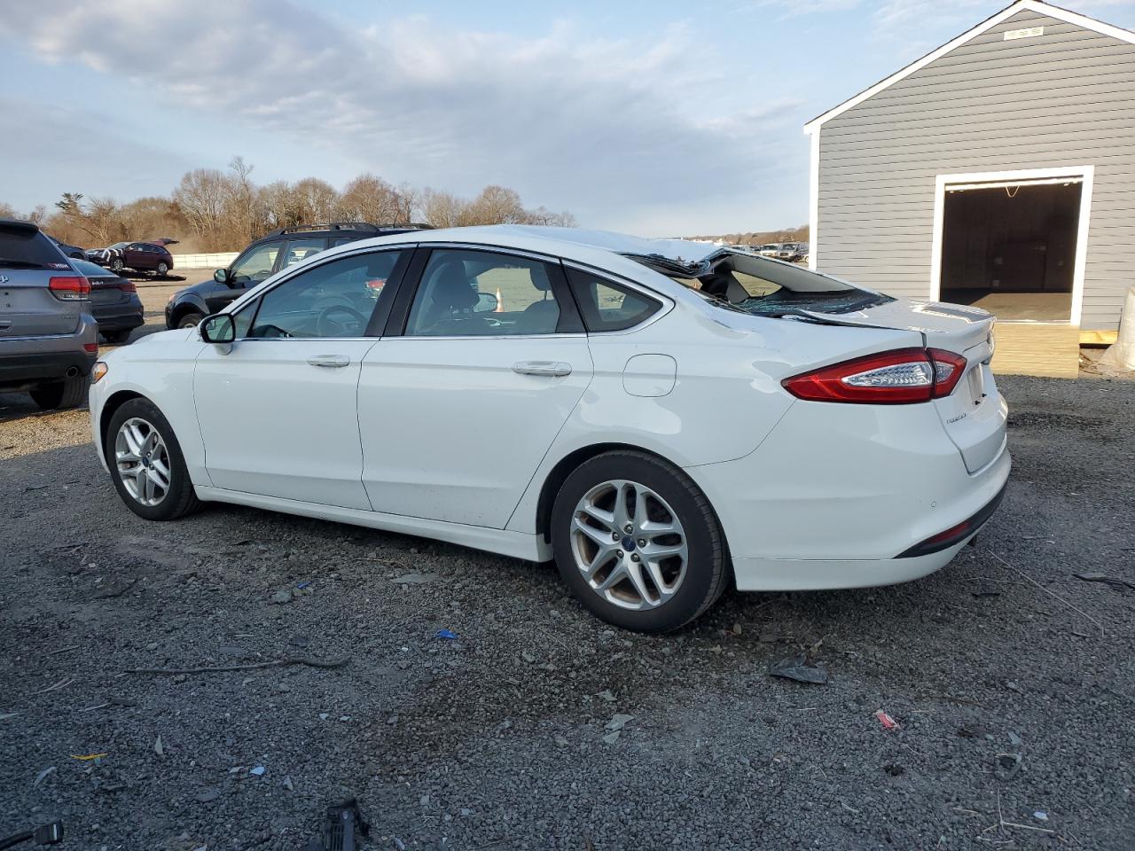 2016 Ford Fusion VIN 3FA6P0HD0GR245412 Copart auction photo, rear end damage thumbnail 2