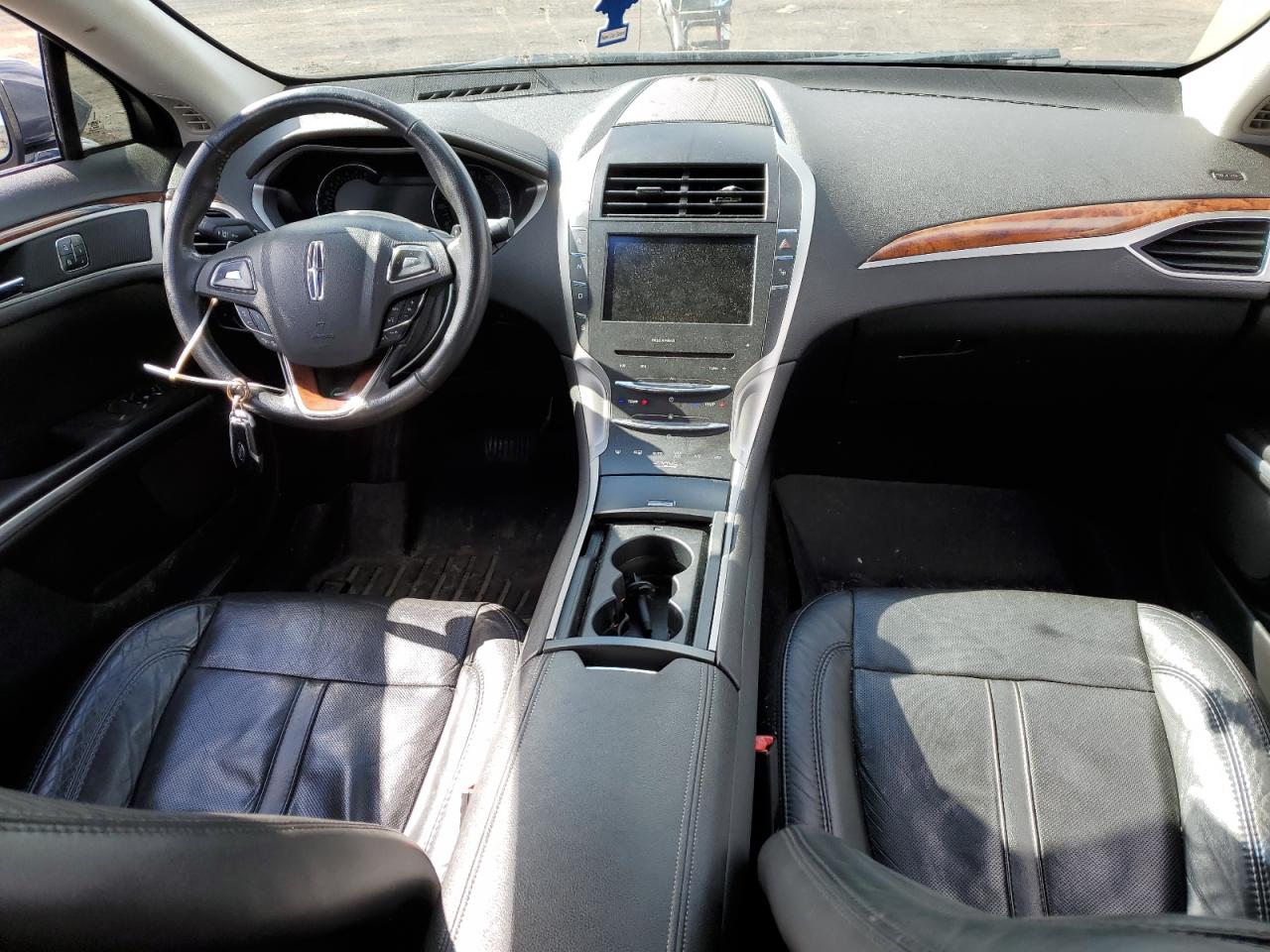 2014 Lincoln MKZ VIN 3LN6L2JK1ER801083 Copart auction photo, front end / side damage thumbnail 8