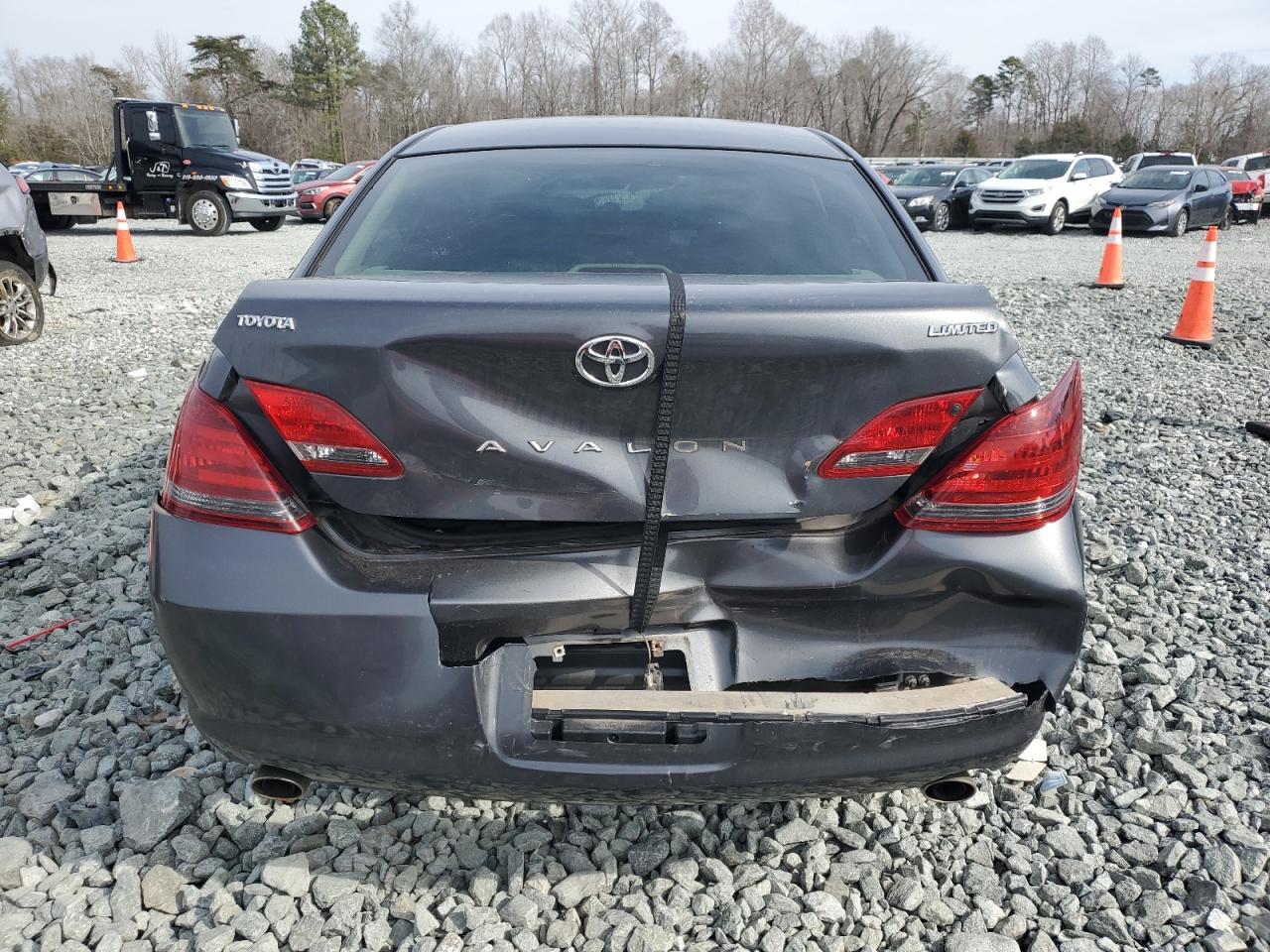 2008 Toyota Avalon VIN 4T1BK36B98U282247 Copart auction photo, rear end damage thumbnail 6