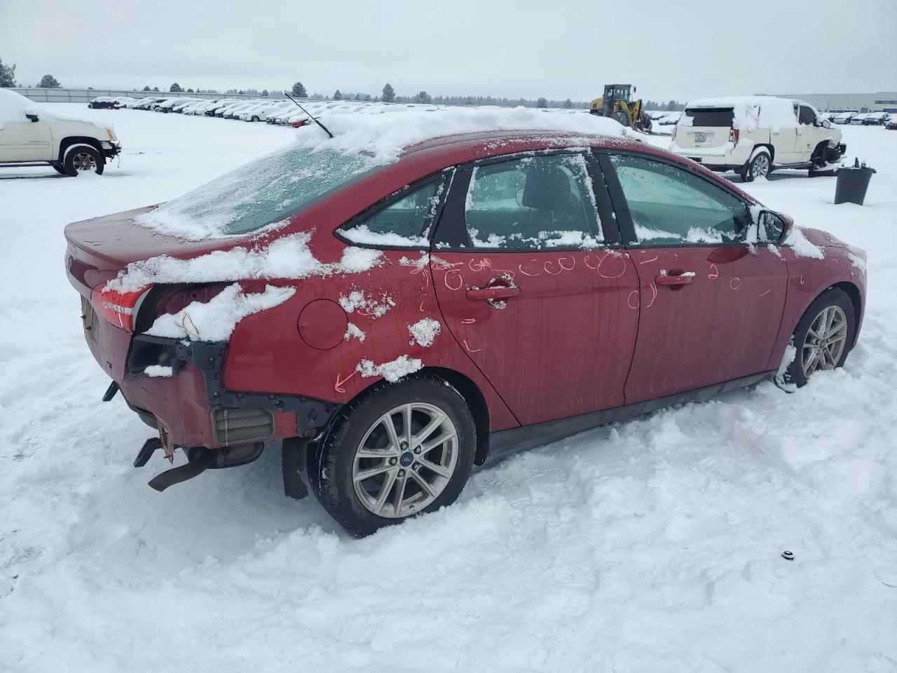 2015 Ford Focus VIN 1FADP3F20FL257034 Copart auction photo, rear end damage thumbnail 3