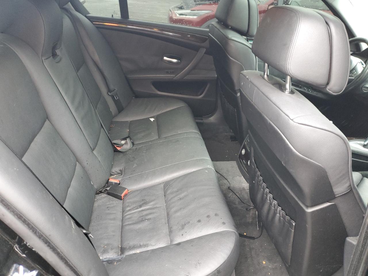 2008 BMW 5er VIN WBANU53598CT13215 Copart auction photo, rear end damage thumbnail 10