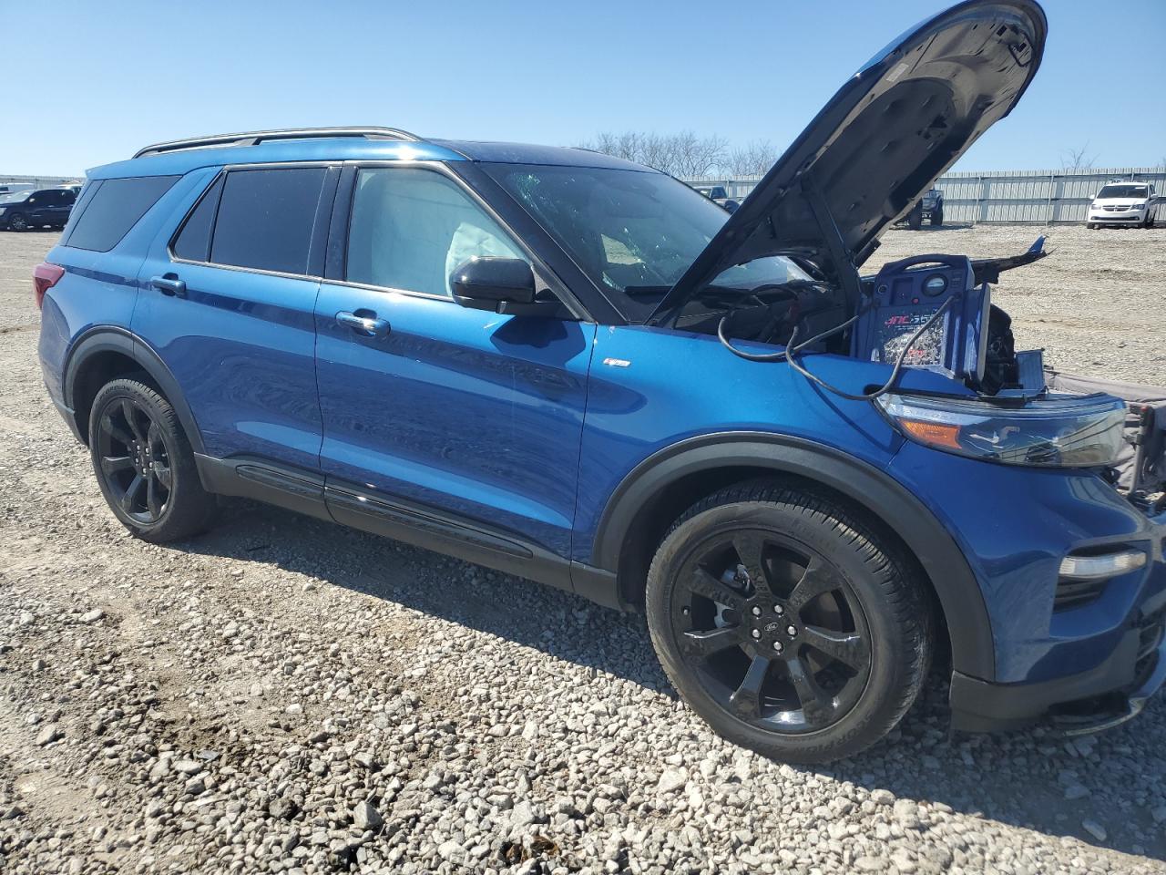 2023 Ford Explorer VIN 1FMSK8KHXPGA92459 Copart auction photo, front end damage thumbnail 4