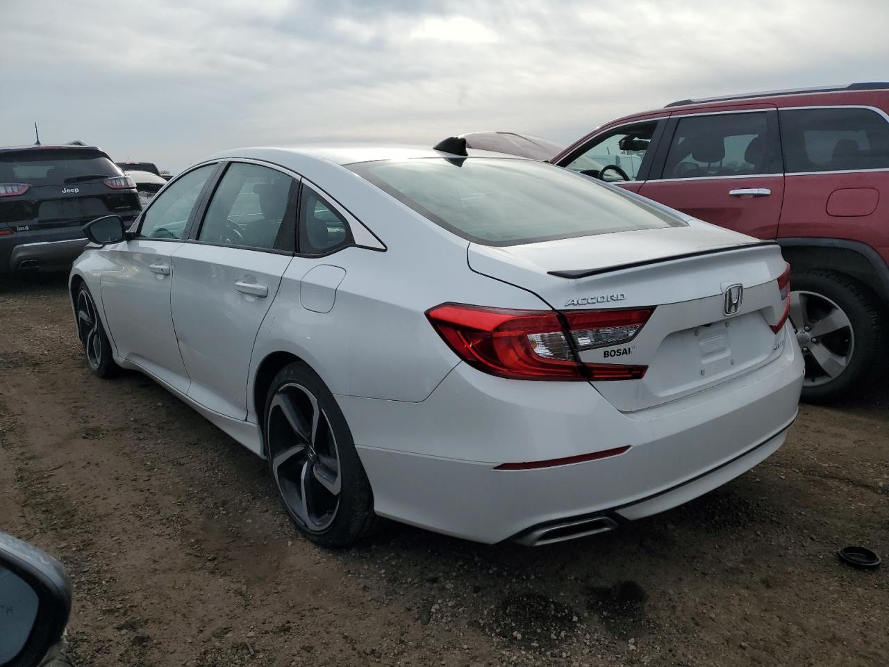 2022 Honda Accord VIN 1HGCV1F33NA113370 Copart auction photo, front end damage thumbnail 2