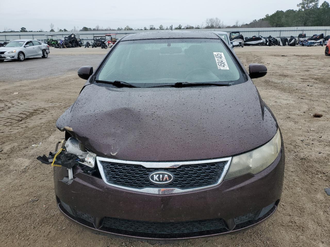 2011 KIA Forte VIN KNAFU4A27B5442881 Copart auction photo, front end / side damage thumbnail 5