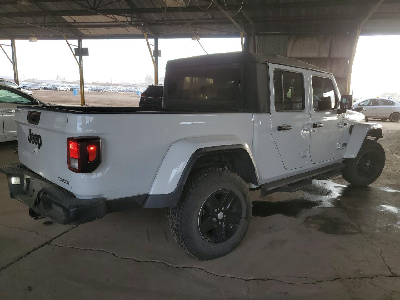 2021 Jeep Gladiator VIN 1C6JJTAG0ML546579 Copart auction photo, side damage thumbnail 3