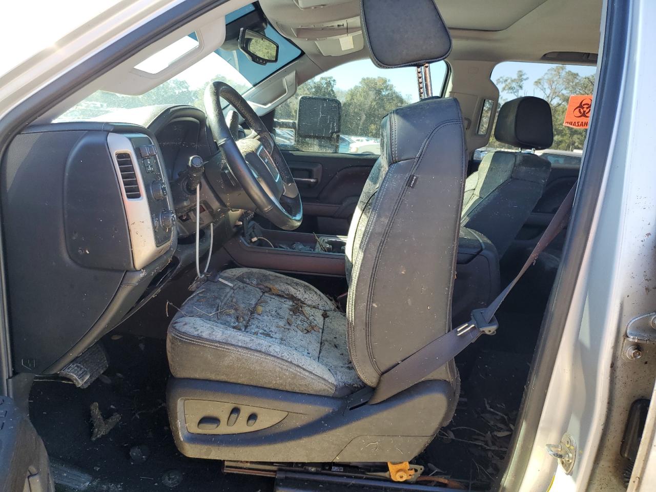 2018 GMC Sierra VIN 1GT12UEY5JF262101 Copart auction photo, water/flood damage thumbnail 7