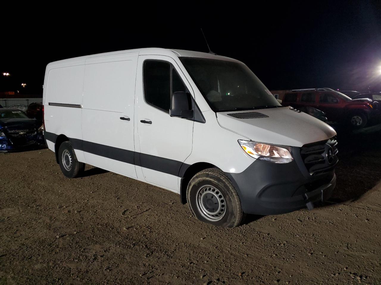 2023 Mercedes-Benz Sprinter VIN W1Y40BHY3PT146646 Copart auction photo, front end / side damage thumbnail 4