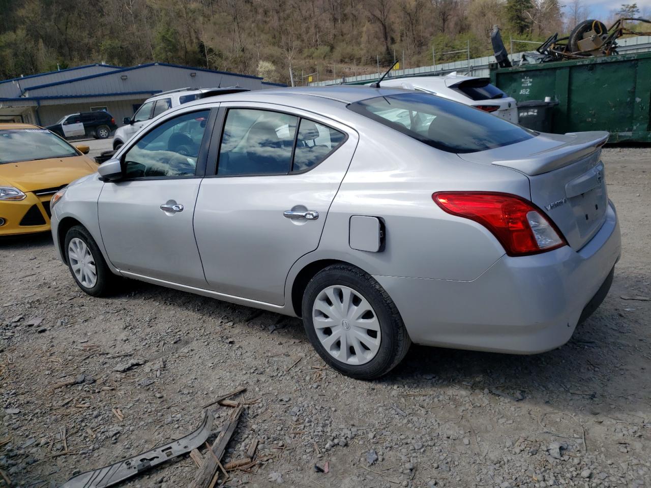 2019 Nissan Versa VIN 3N1CN7AP8KL865472 Copart auction photo, side / rear end damage thumbnail 2