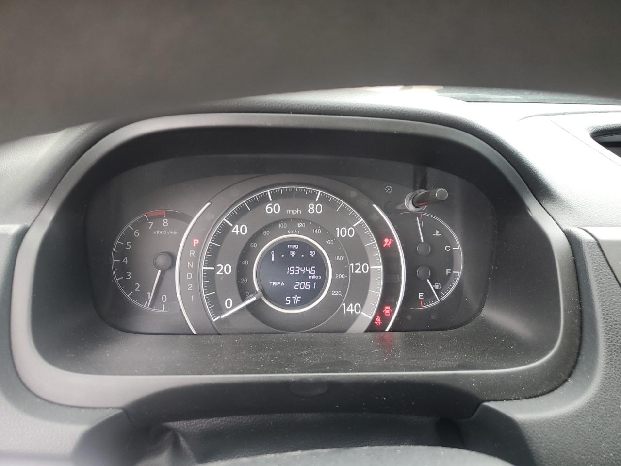 2014 Honda CR-V VIN 2HKRM3H39EH540632 Copart auction photo, front end damage thumbnail 9