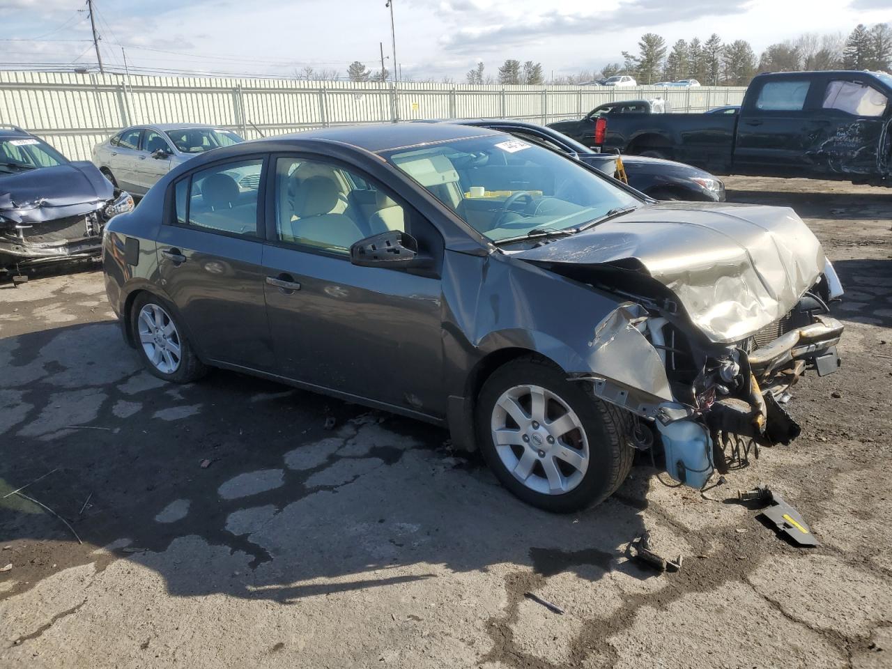 2007 Nissan Sentra VIN 3N1AB61E57L627983 Copart auction photo, front end damage thumbnail 4