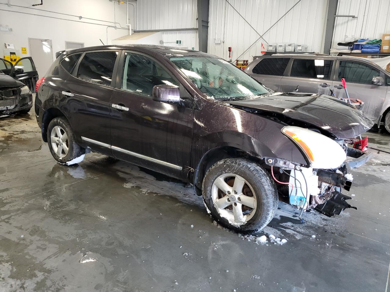 2013 Nissan Rogue VIN JN8AS5MT9DW021825 Copart auction photo, front end / rear end damage thumbnail 4