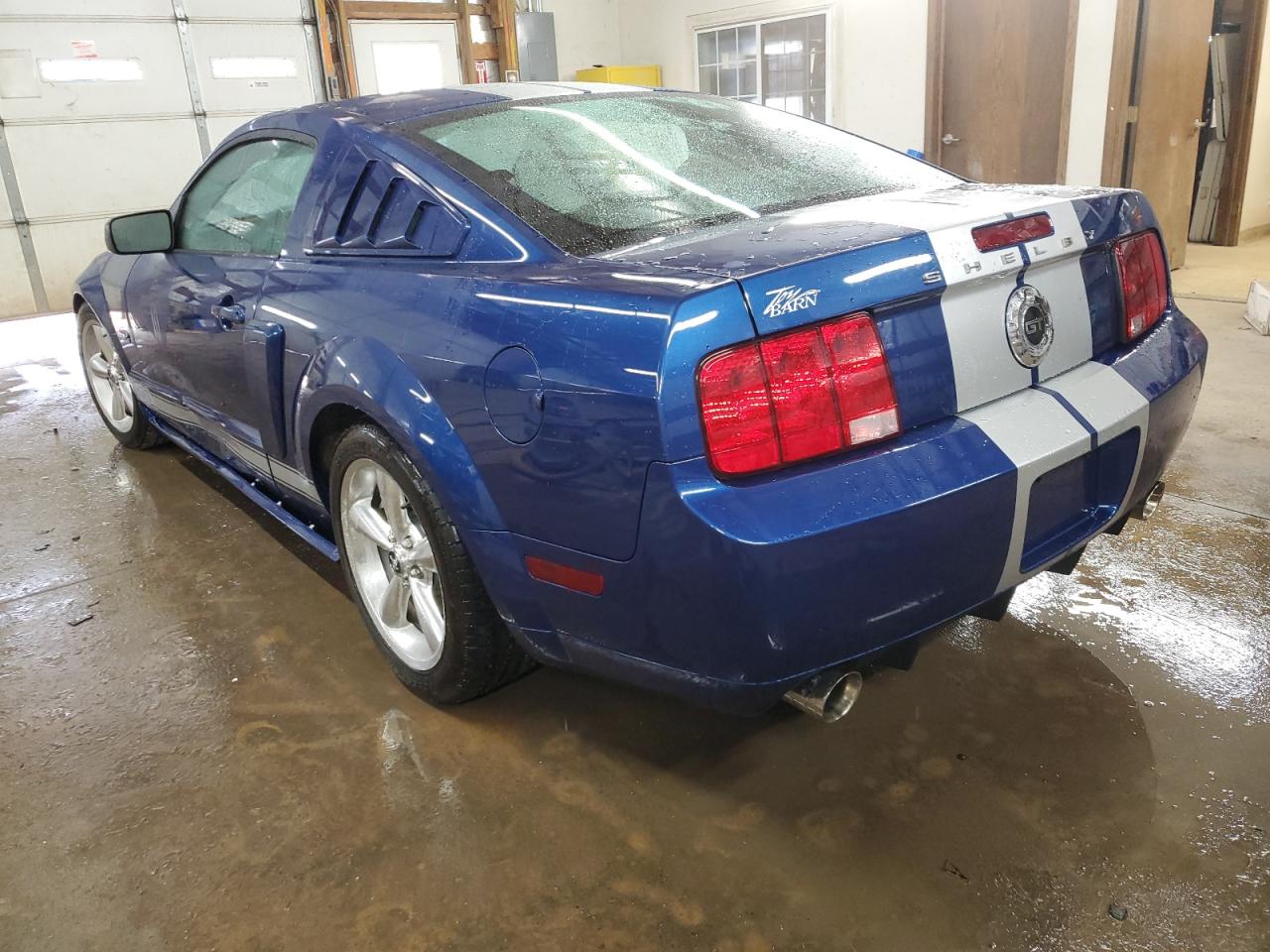 2008 Ford Mustang VIN 1ZVHT82HX85146588 Copart auction photo, side / front end damage thumbnail 2
