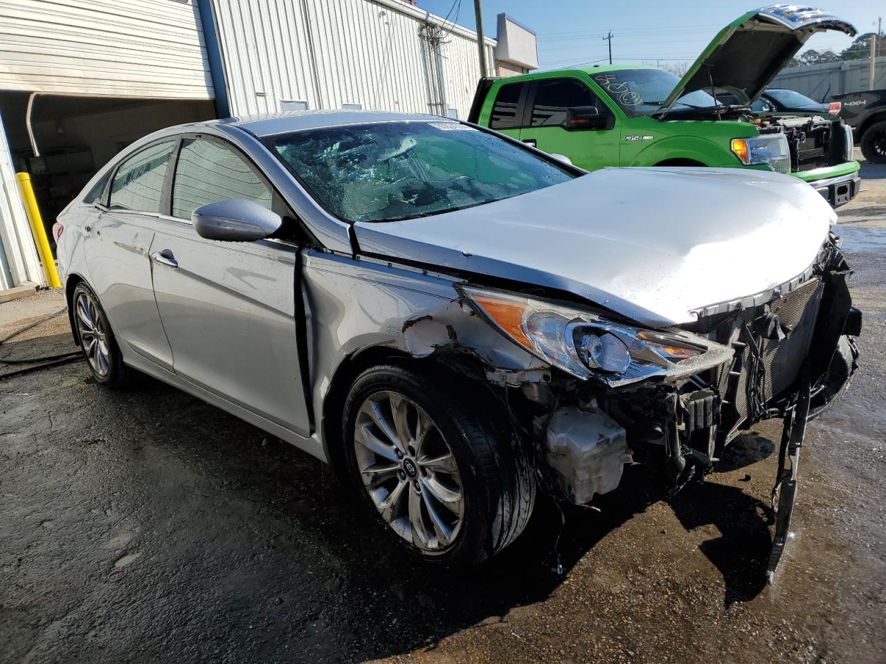 2012 Hyundai Sonata VIN 5NPEC4AC7CH468148 Copart auction photo, front end damage thumbnail 4
