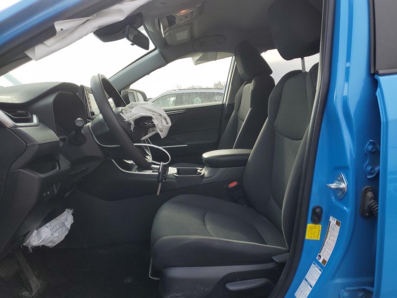 2019 Toyota RAV 4 VIN JTMG1RFV3KJ004382 Copart auction photo, front end / side damage thumbnail 7
