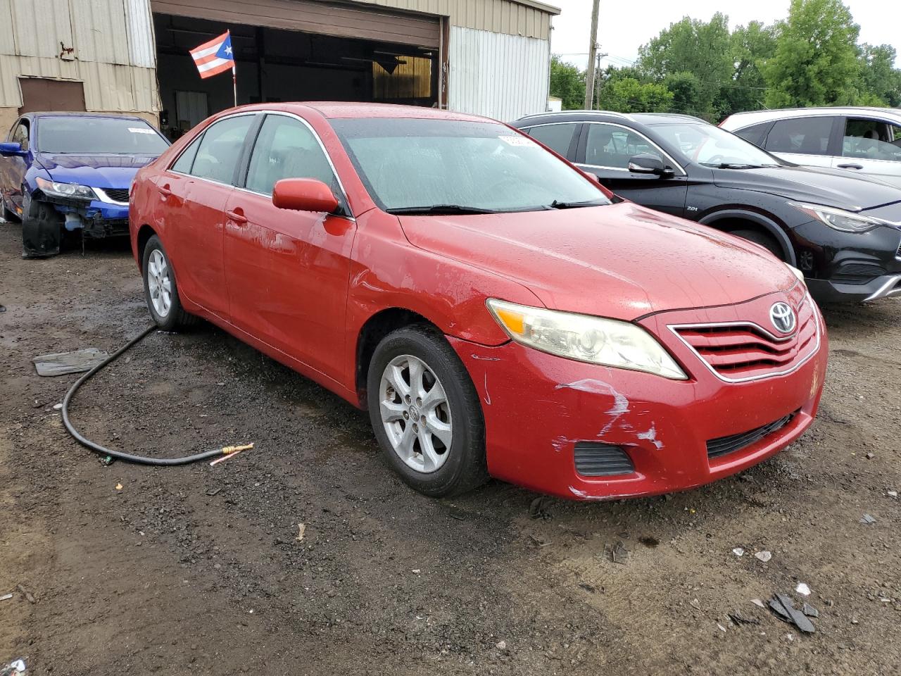 2011 Toyota Camry VIN 4T1BF3EK7BU657274 Copart auction photo, vandalism / front end damage thumbnail 4