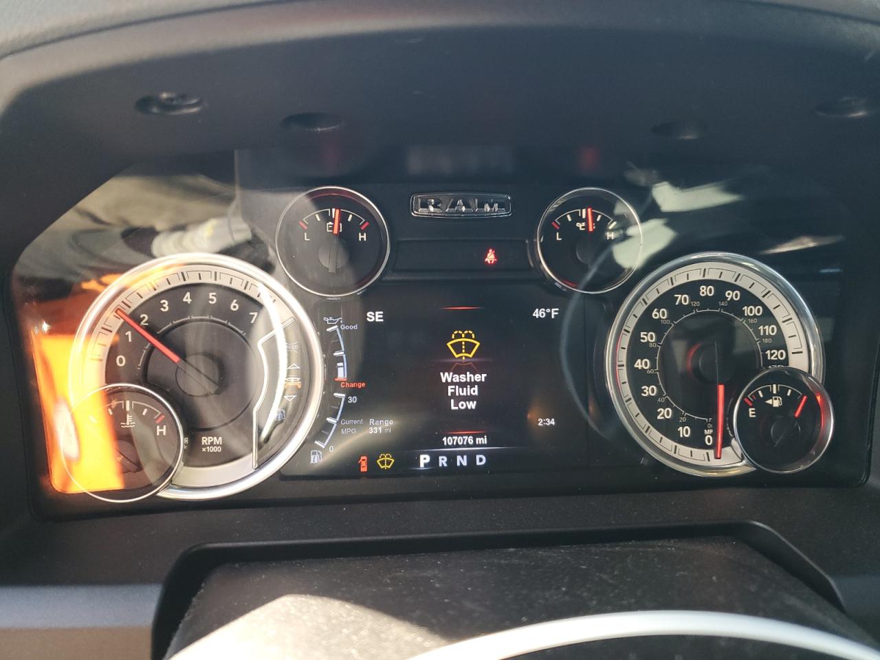2017 RAM 1500 VIN 1C6RR7LTXHS606036 Copart auction photo, front end damage thumbnail 9
