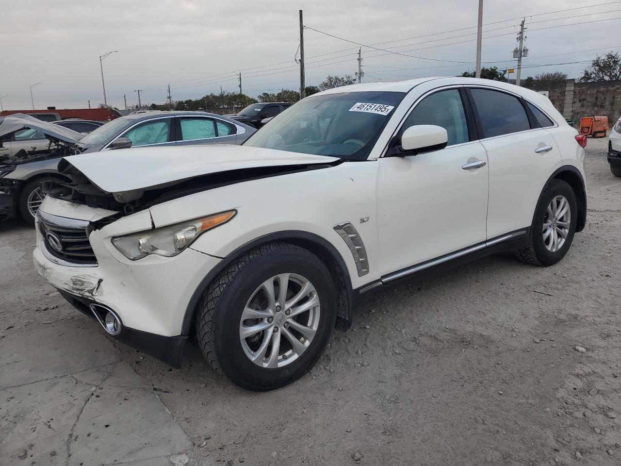 2014 Infiniti QX70 VIN JN8CS1MU6EM451982