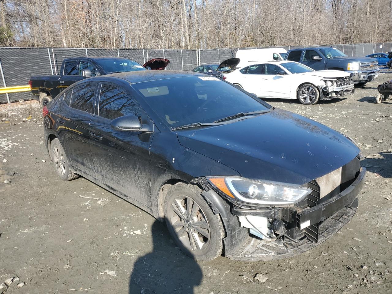 2018 Hyundai Elantra VIN 5NPD84LF6JH232012 Copart auction photo, front end / rear end damage thumbnail 4