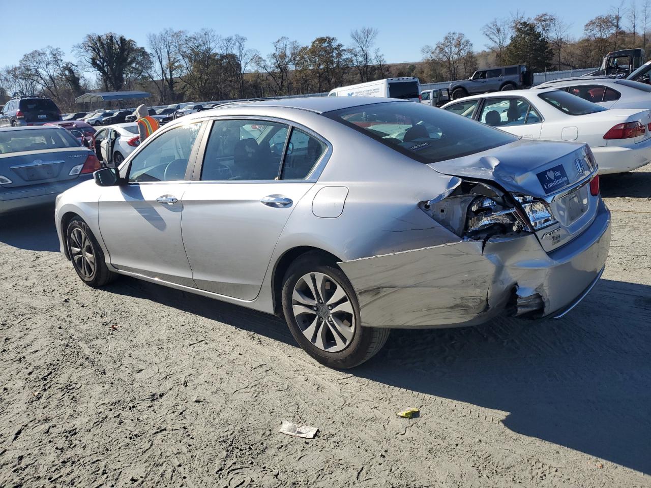 2013 Honda Accord VIN 1HGCR2F3XDA205133 Copart auction photo, rear end damage thumbnail 2