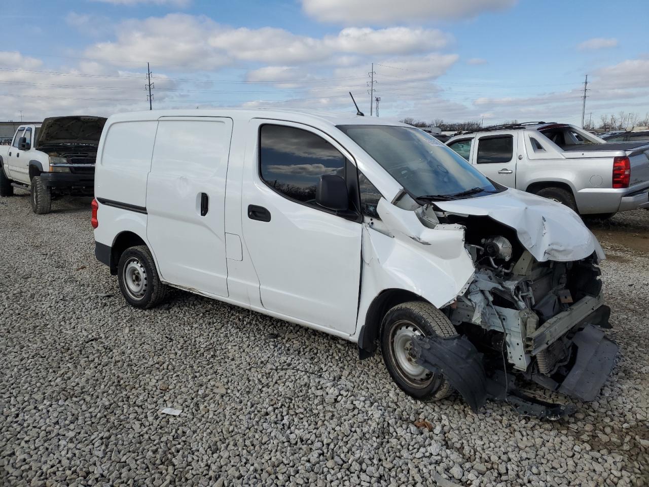 2015 Nissan NV VIN 3N6CM0KN6FK719763 Copart auction photo, front end damage thumbnail 4