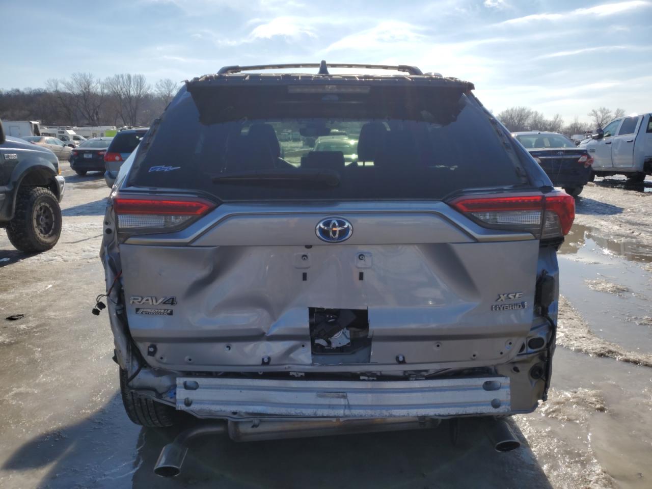 2022 Toyota RAV 4 VIN JTME6RFV4ND527289 Copart auction photo, rear end damage thumbnail 6