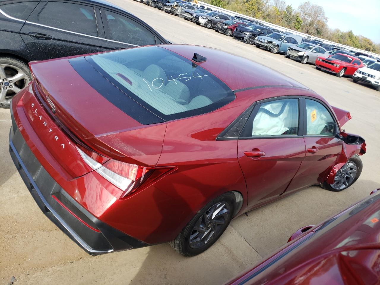 2024 Hyundai Elantra VIN KMHLM4DG5RU792387 Copart auction photo, front end damage thumbnail 3