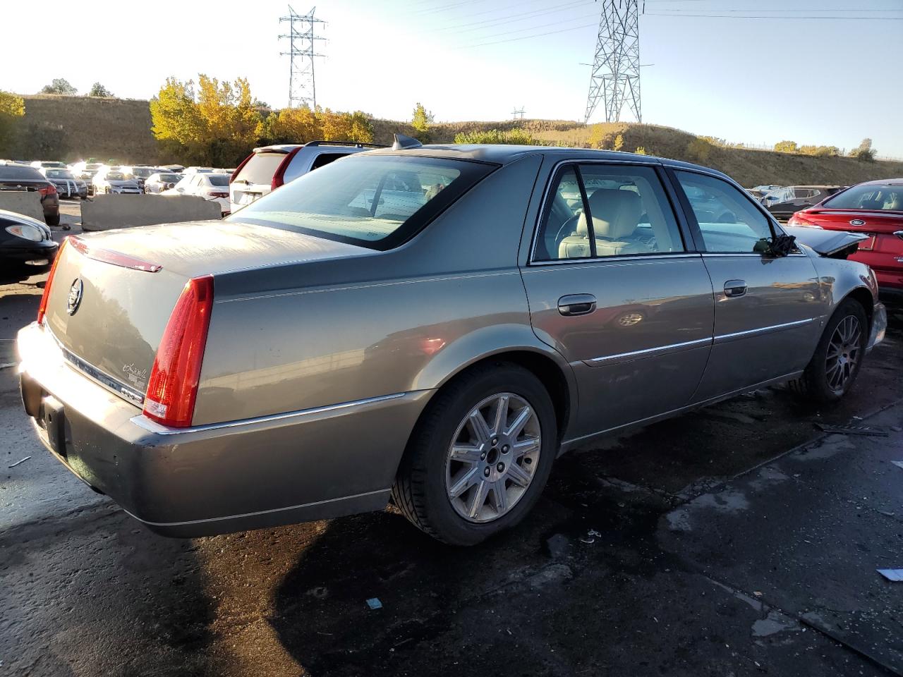 2010 Cadillac DTS VIN 1G6KH5EY8AU108702 Copart auction photo, front end / hail damage thumbnail 3