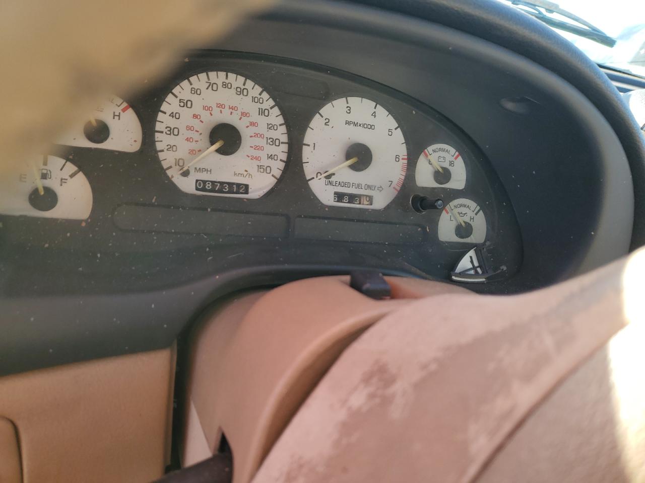 1995 Ford Mustang VIN 1FALP45T6SF222373 Copart auction photo, front end damage thumbnail 9