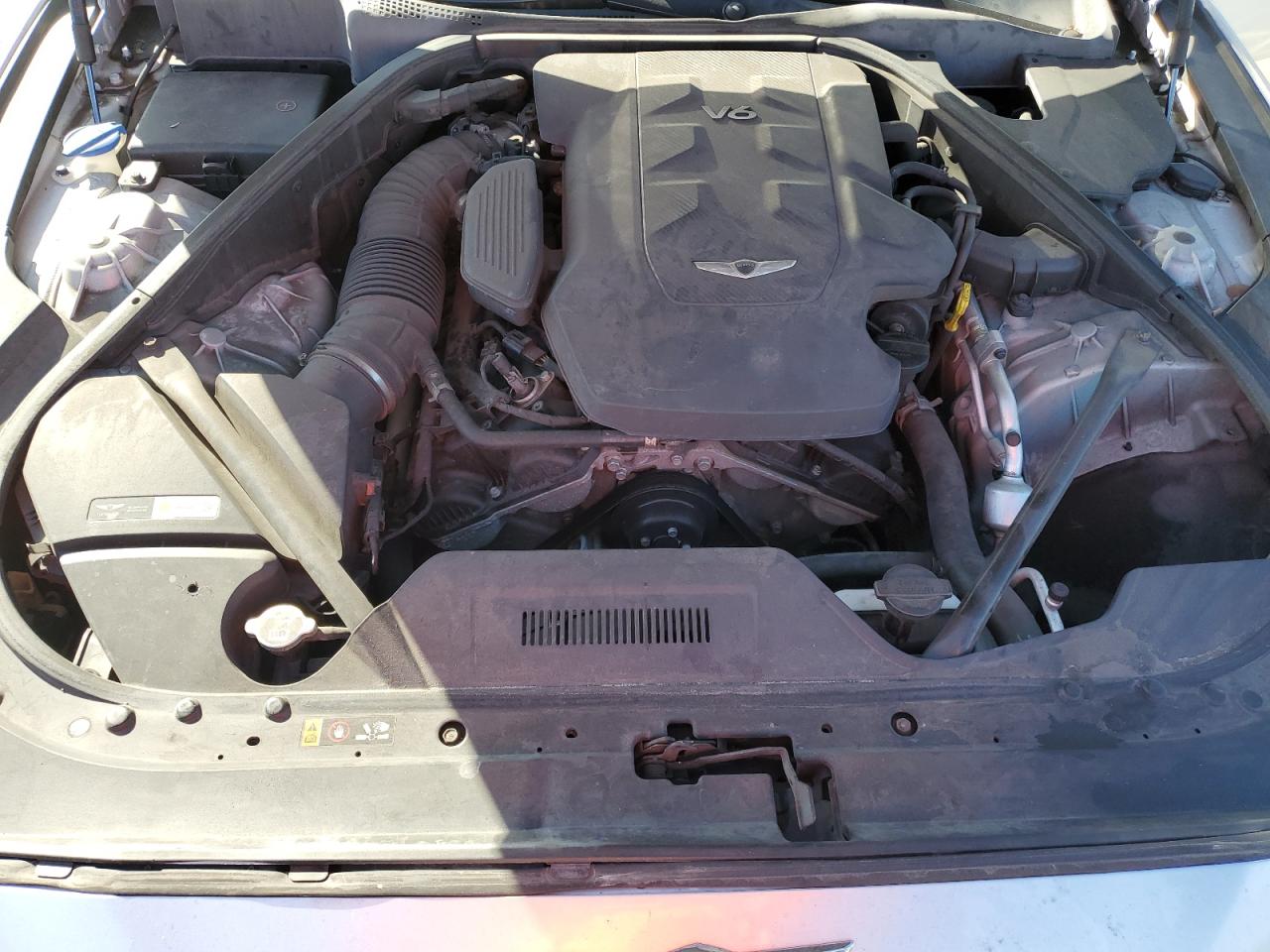 2017 Genesis G80 VIN KMHGN4JE6HU205128 Copart auction photo, mechanical damage thumbnail 11