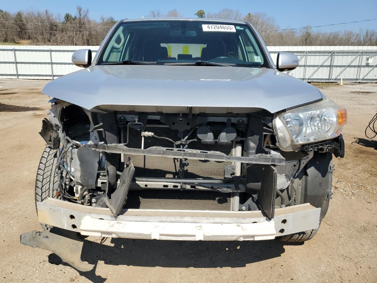 2012 Toyota 4Runner VIN JTEZU5JR3C5042364 Copart auction photo, front end / side damage thumbnail 5