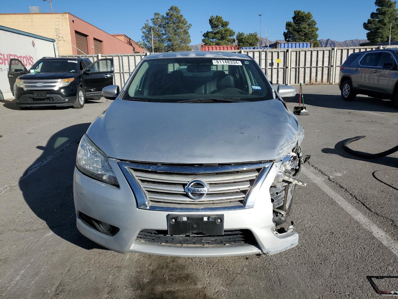 2015 Nissan Sentra VIN 3N1AB7AP1FY221790 Copart auction photo, front end damage thumbnail 5