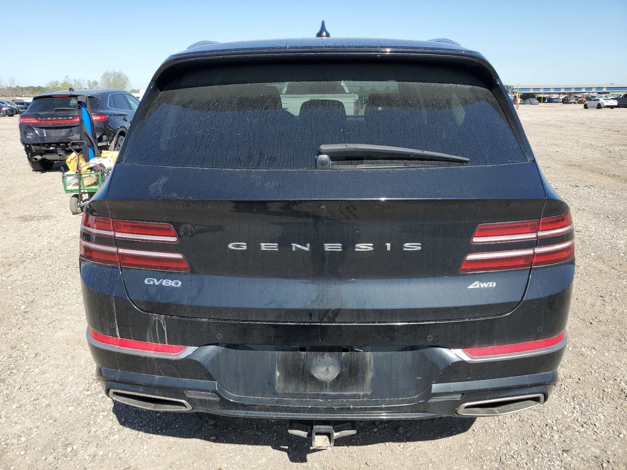2022 Genesis Gv80 VIN KMUHBDSB7NU091218 Copart auction photo, front end damage thumbnail 6