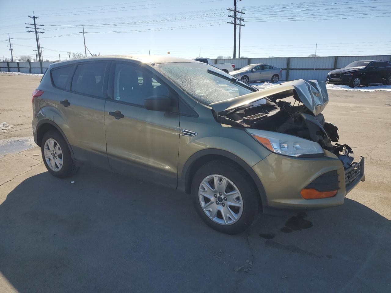 2013 Ford Escape VIN 1FMCU0F72DUA25756 Copart auction photo, front end damage thumbnail 4