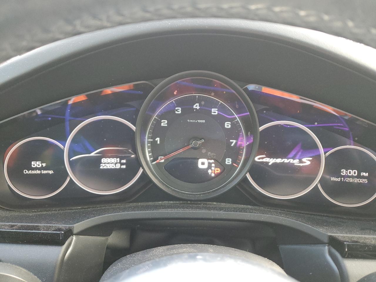 2020 Porsche Cayenne VIN WP1AB2AY6LDA28606 Copart auction photo, undercarriage damage thumbnail 9