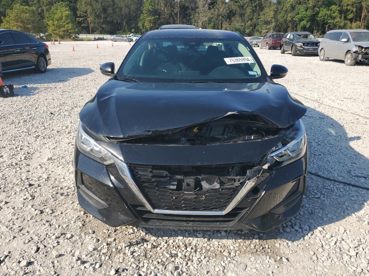2020 Nissan Sentra VIN 3N1AB8BVXLY208793 Copart auction photo, front end damage thumbnail 5