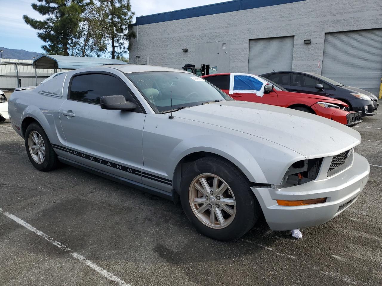 2007 Ford Mustang VIN 1ZVFT80N775354037 Copart auction photo, front end damage thumbnail 4