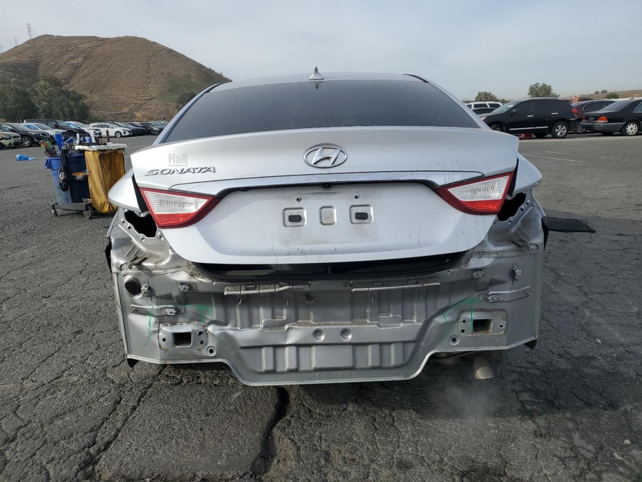 2014 Hyundai Sonata VIN 5NPEB4AC0EH920382 Copart auction photo, rear end / front end damage thumbnail 6
