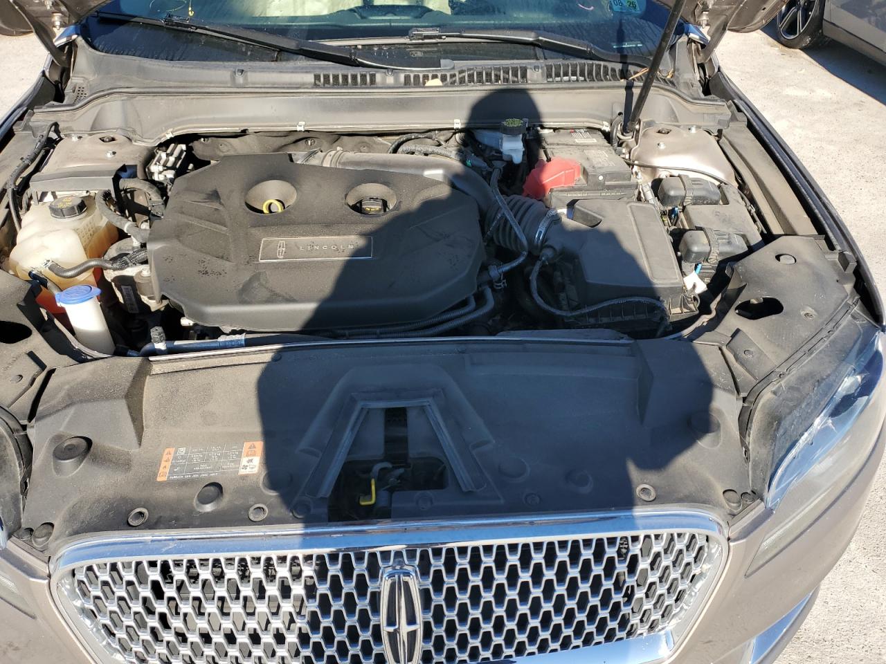 2019 Lincoln MKZ VIN 3LN6L5C99KR613743 Copart auction photo, rear end damage thumbnail 11