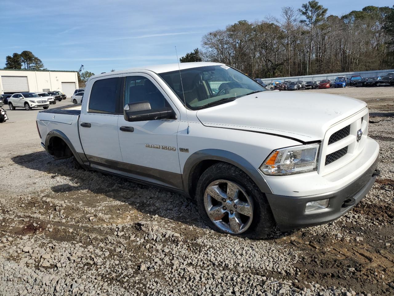 2011 Dodge RAM VIN 1D7RB1CT6BS575701 Copart auction photo, rear end damage thumbnail 4