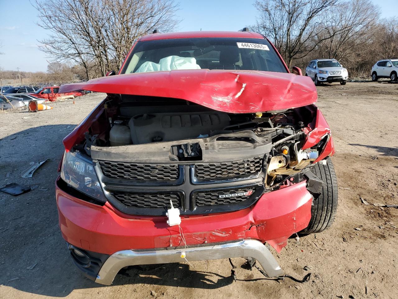 2018 Dodge Journey VIN 3C4PDDGG3JT387161 Copart auction photo, front end / minor dent/scratches damage thumbnail 5