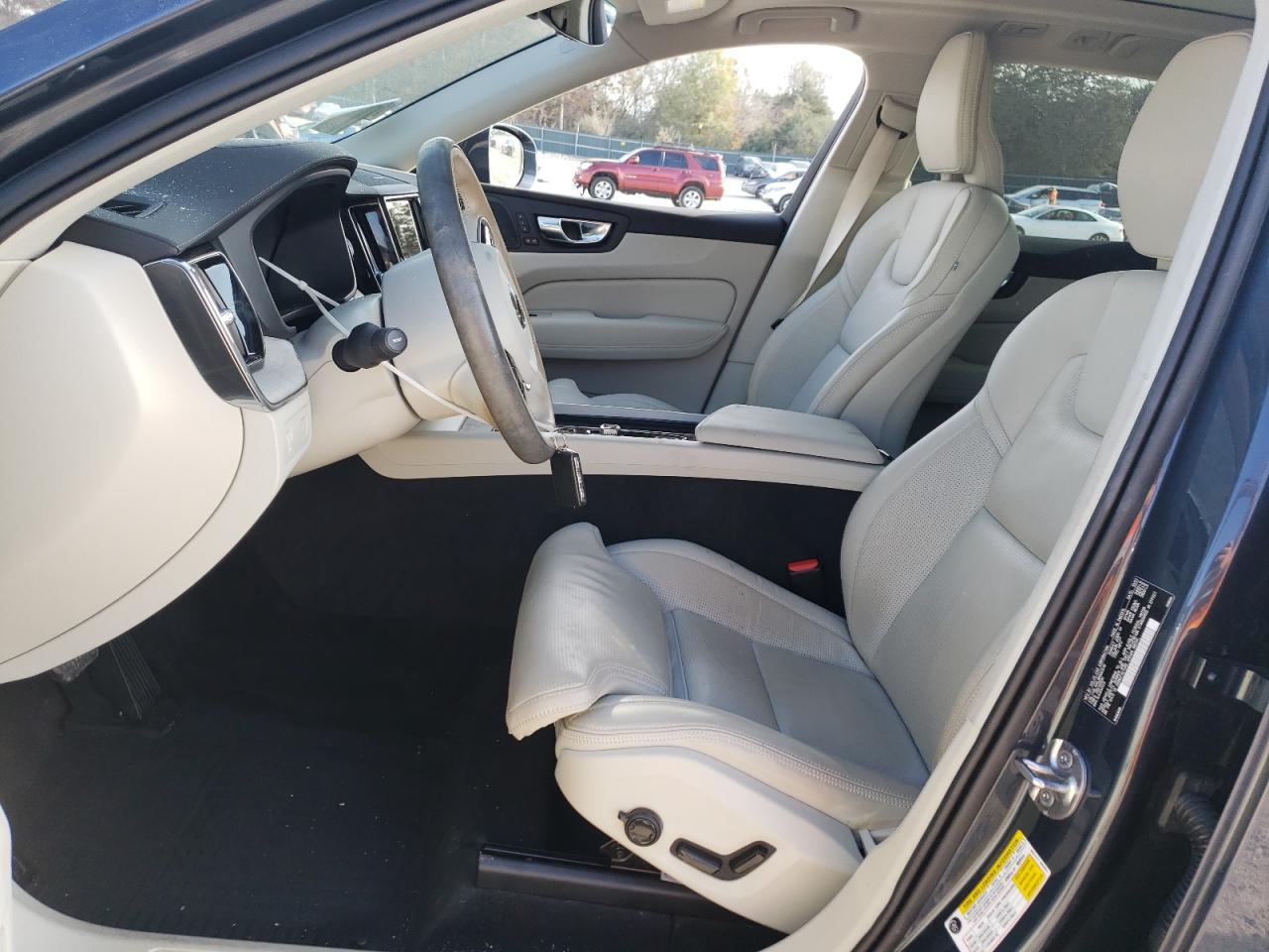 2022 Volvo XC60 VIN YV4L12RL8N1003312 Copart auction photo, front end / top/roof damage thumbnail 7