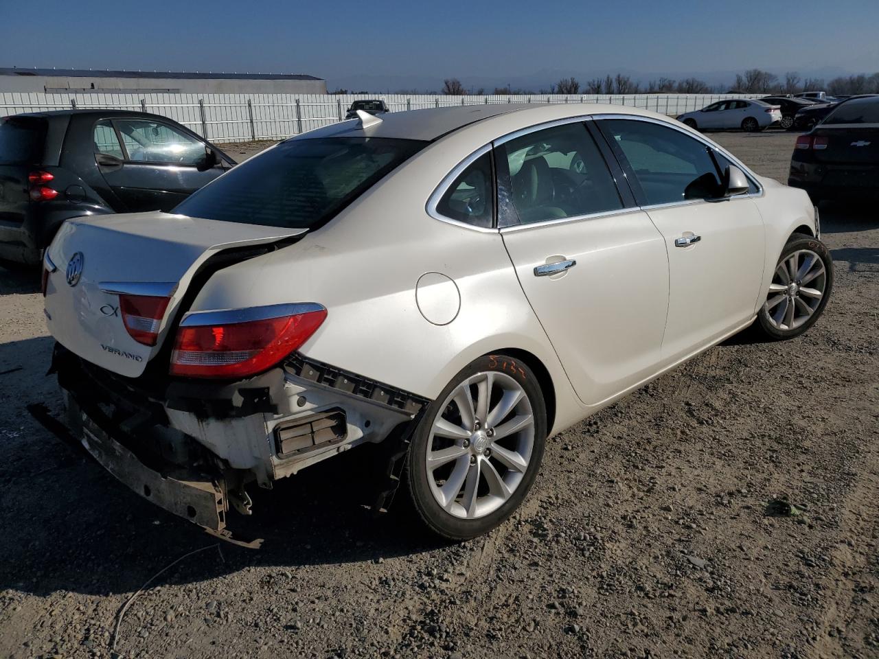 2012 Buick Verano VIN 1G4PS5SK2C4175301 Copart auction photo, rear end / side damage thumbnail 3