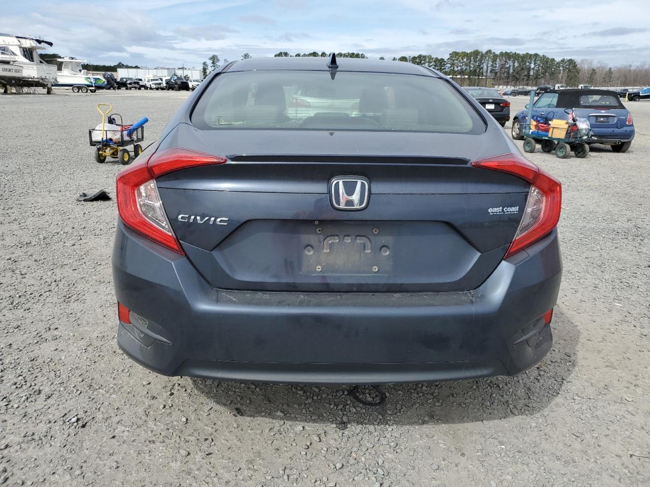 2016 Honda Civic VIN 19XFC1F74GE222943 Copart auction photo, front end damage thumbnail 6