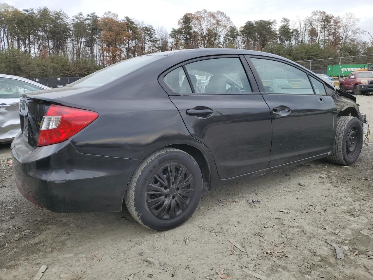 2012 Honda Civic VIN 19XFB2F53CE080134 Copart auction photo, front end / minor dent/scratches damage thumbnail 3