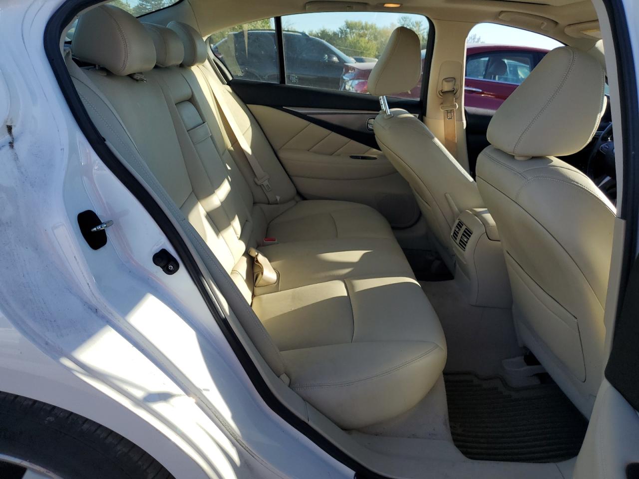 2015 Infiniti Q50 VIN JN1BV7AR4FM397040 Copart auction photo, front end / side damage thumbnail 10